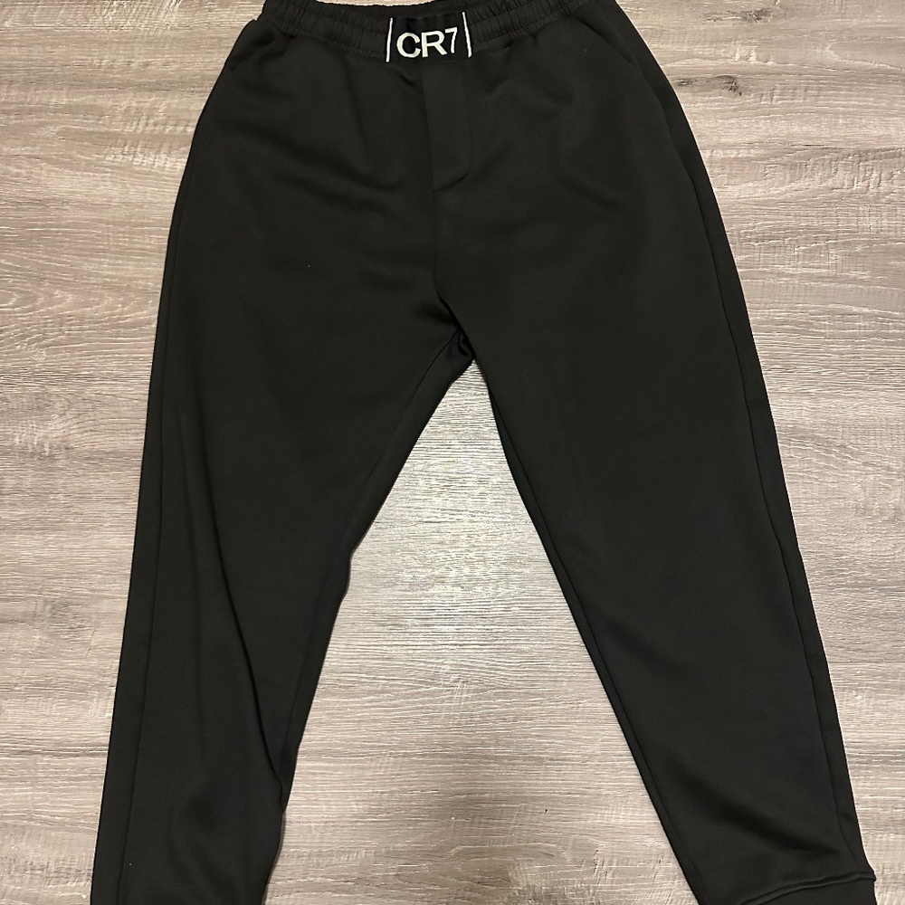 Warm male winter sweat pants